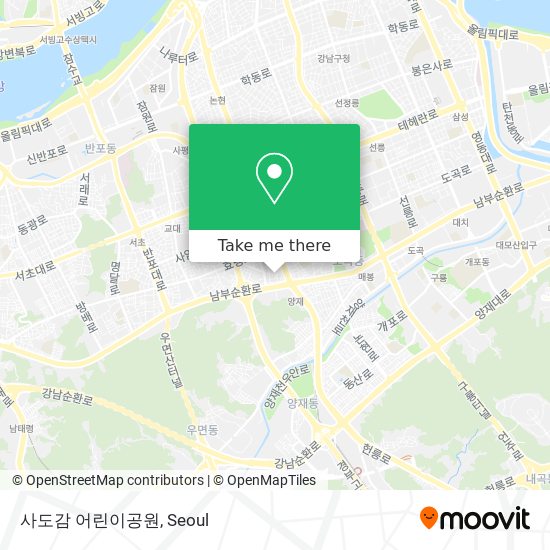 사도감 어린이공원 map