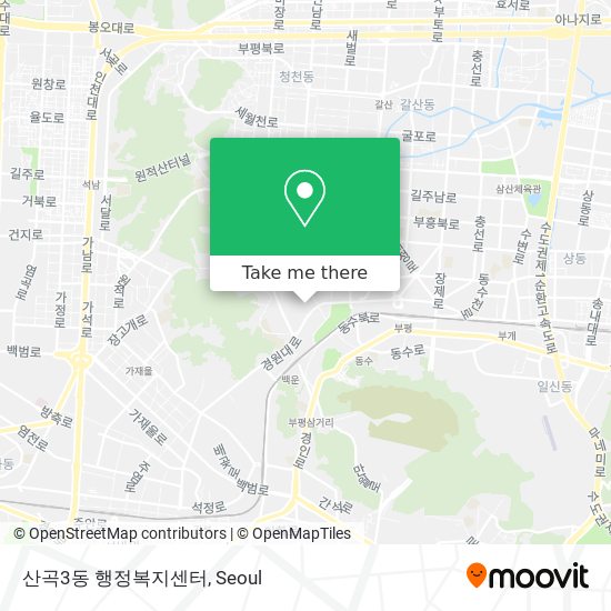 산곡3동 행정복지센터 map