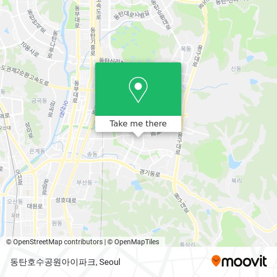 동탄호수공원아이파크 map