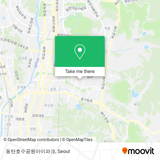 동탄호수공원아이파크 map