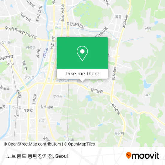 노브랜드 동탄장지점 map