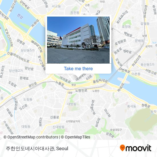 주한인도네시아대사관 map