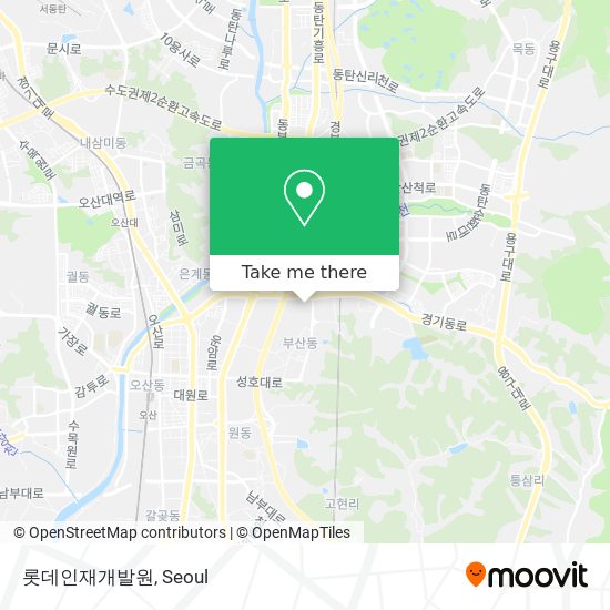 롯데인재개발원 map