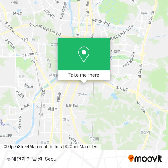 롯데인재개발원 map