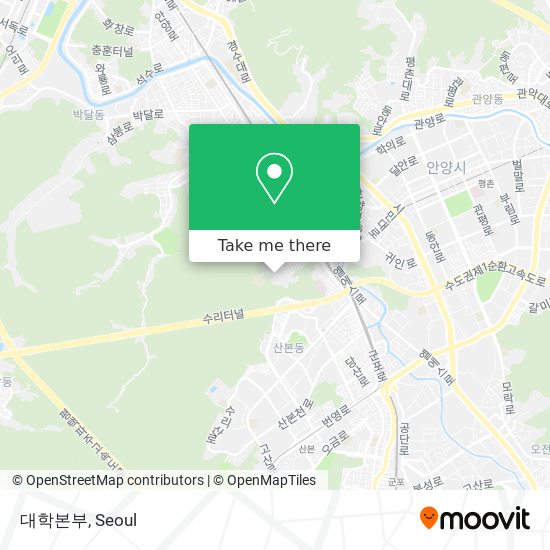 대학본부 map