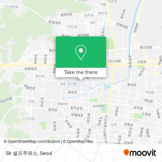 Sk 셀프주유소 map
