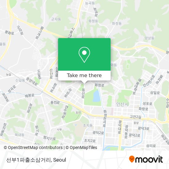 선부1파출소삼거리 map