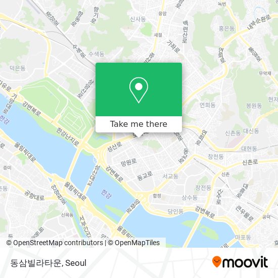 동삼빌라타운 map