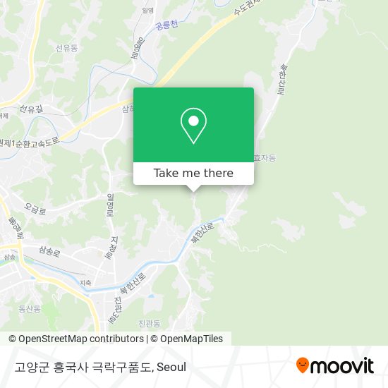 고양군 흥국사 극락구품도 map