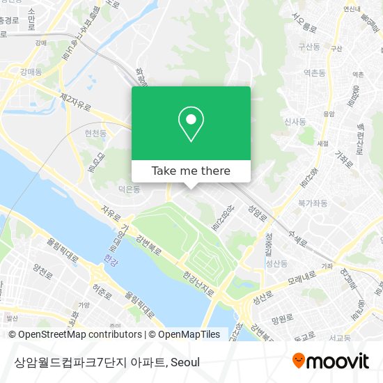 상암월드컵파크7단지 아파트 map