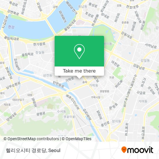 헬리오시티 경로당 map