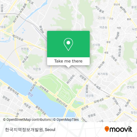 한국지역정보개발원 map