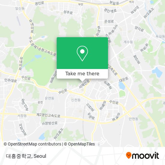 대흥중학교 map