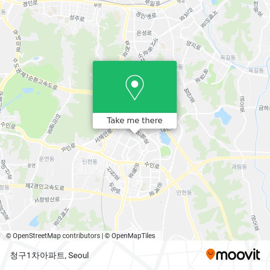 청구1차아파트 map