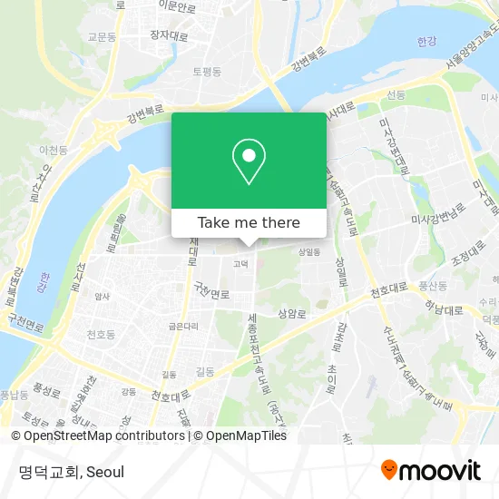 명덕교회 map