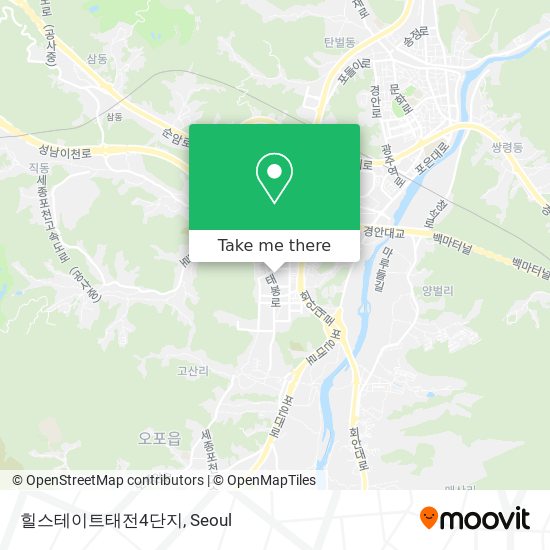 힐스테이트태전4단지 map