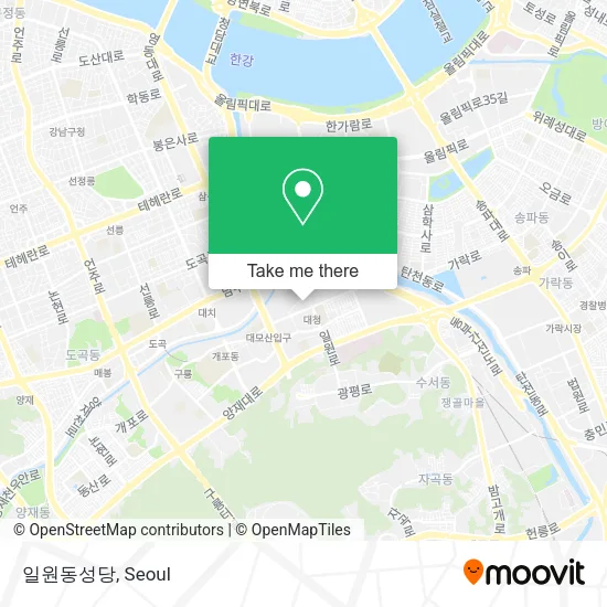 일원동성당 map