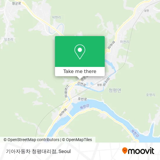기아자동차 청평대리점 map