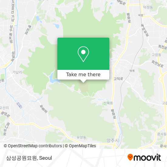 삼성공원묘원 map