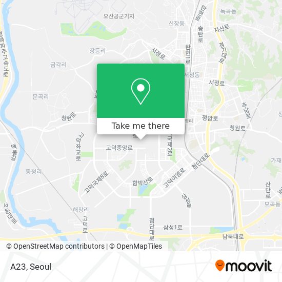 A23 map