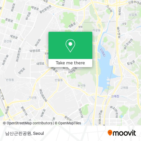 남산근린공원 map
