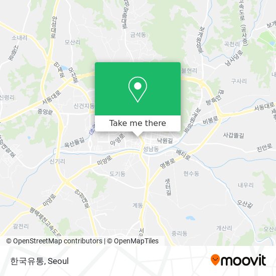 한국유통 map