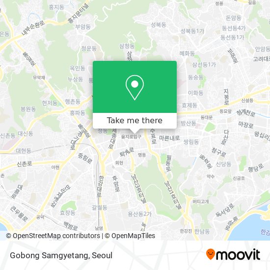 Gobong Samgyetang map