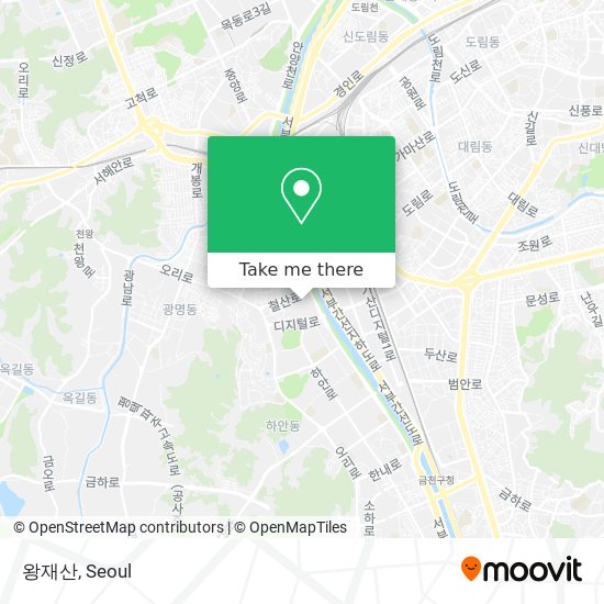 왕재산 map