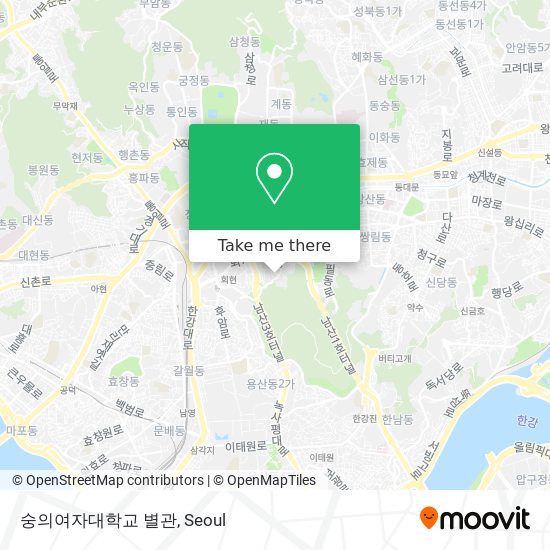 숭의여자대학교 별관 map