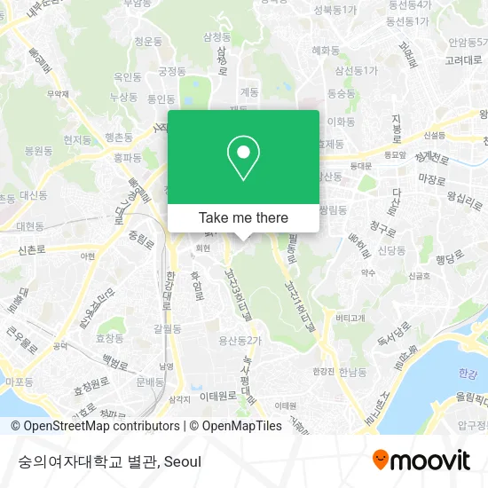 숭의여자대학교 별관 map