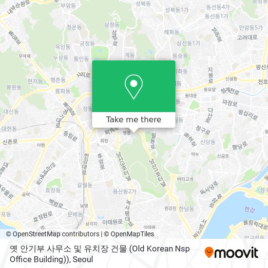 옛 안기부 사무소 및 유치장 건물 (Old Korean Nsp Office Building)) map