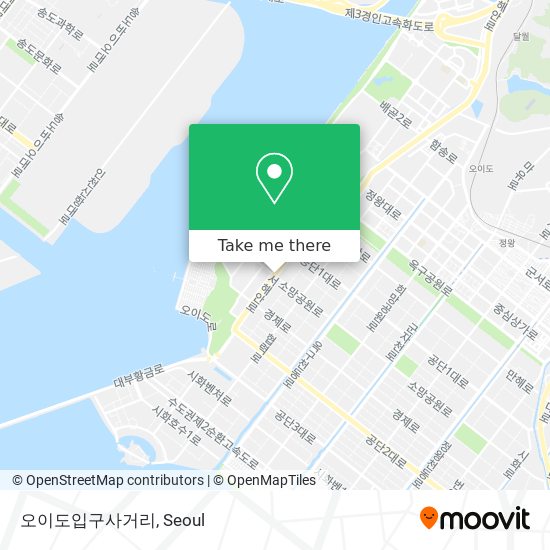 오이도입구사거리 map