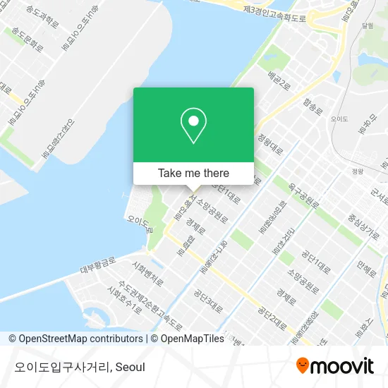 오이도입구사거리 map