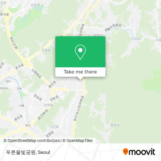 푸른물빛공원 map