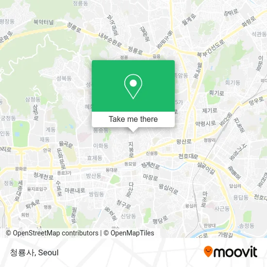 청룡사 map