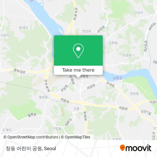 창동 어린이 공원 map