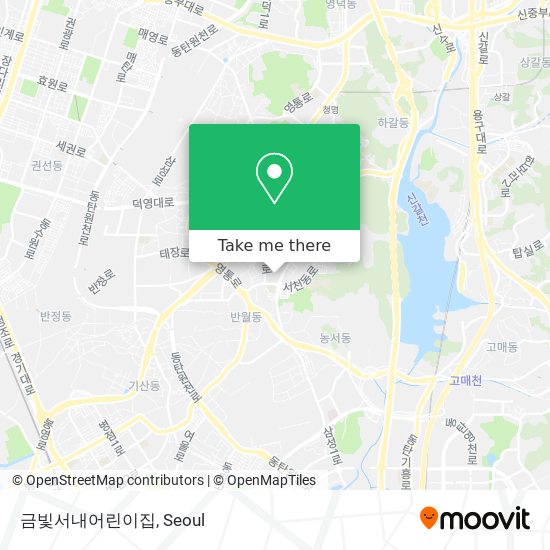 금빛서내어린이집 map