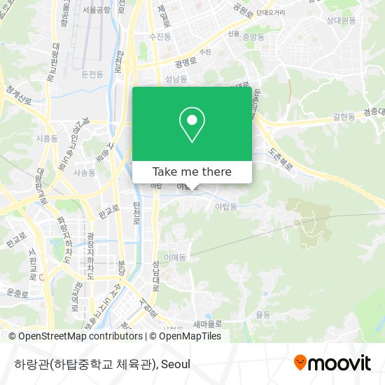 하랑관(하탑중학교 체육관) map