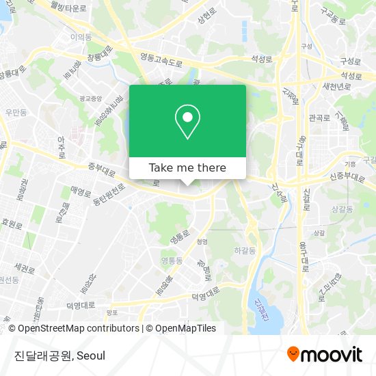 진달래공원 map