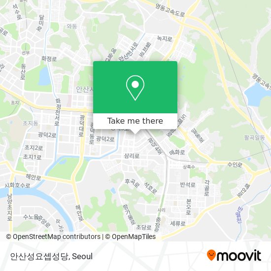 안산성요셉성당 map