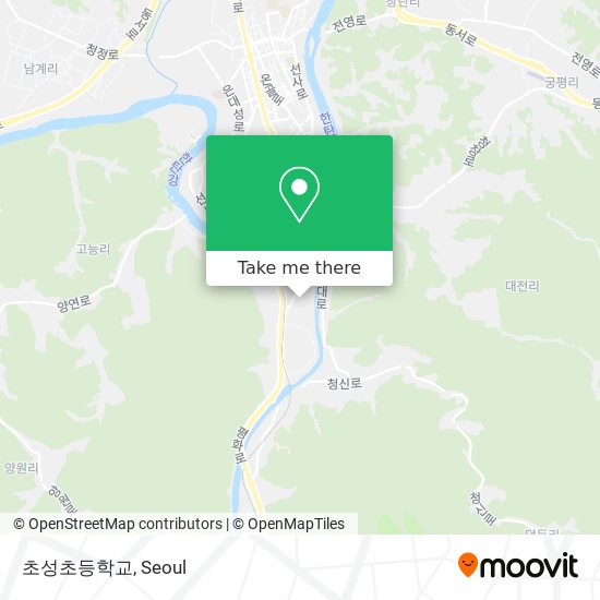 초성초등학교 map