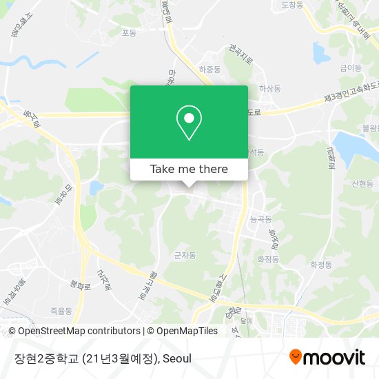 장현2중학교 (21년3월예정) map