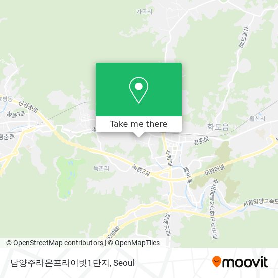 남양주라온프라이빗1단지 map