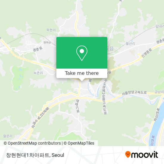 창현현대1차아파트 map