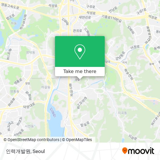 인력개발원 map