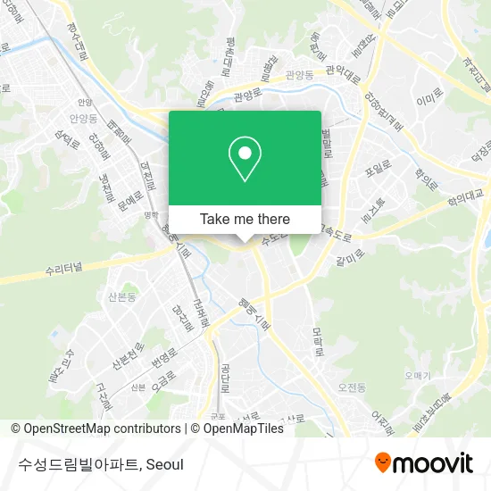 수성드림빌아파트 map
