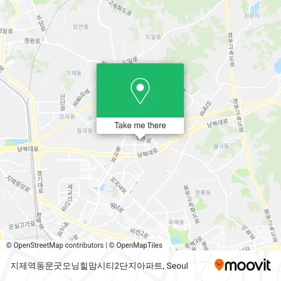 지제역동문굿모닝힐맘시티2단지아파트 map