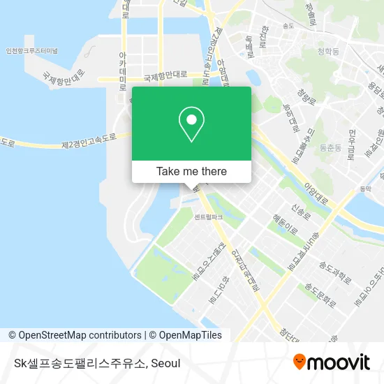 Sk셀프송도팰리스주유소 map