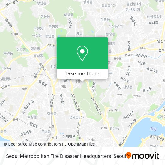 Seoul Metropolitan Fire Disaster Headquarters map