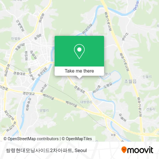쌍령현대모닝사이드2차아파트 map